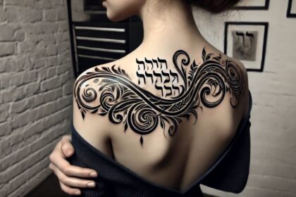 hebrew calligraphy tattoo hebrew tattoos back forearm cost