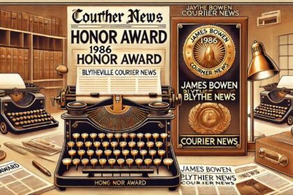 james bowen blytheville courier news 1986 honor award